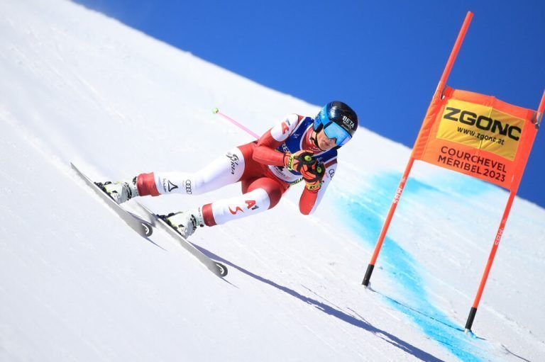 Mit einer Bestzeit untermauerte Stephanie Venier ihre Außenseiterchancen auf eine Medaille. Gepa