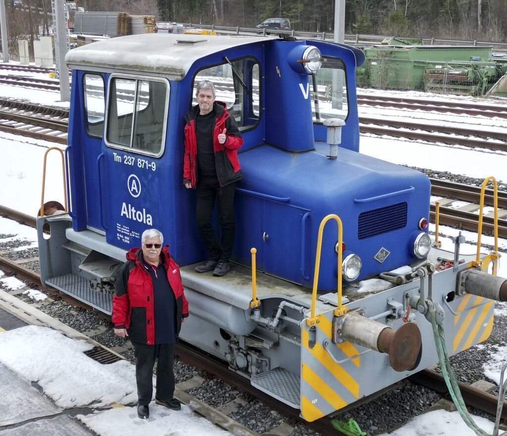 Anschlussbahn ist auf Schiene
