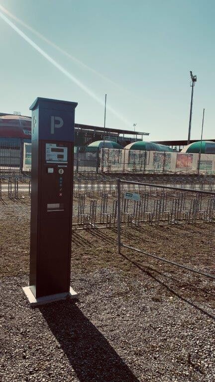 Noch ist der Parkautomat nicht scharf