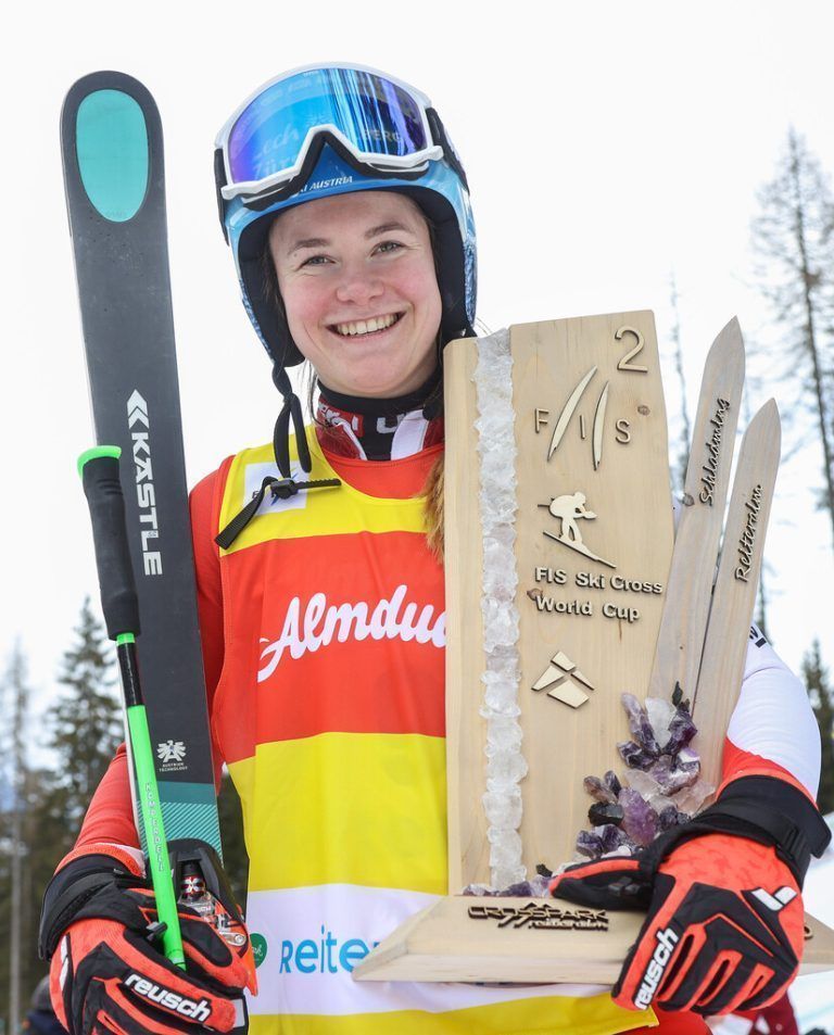 Strahlt über Platz zwei auf der Reiteralm: Sonja Gigler.gepa