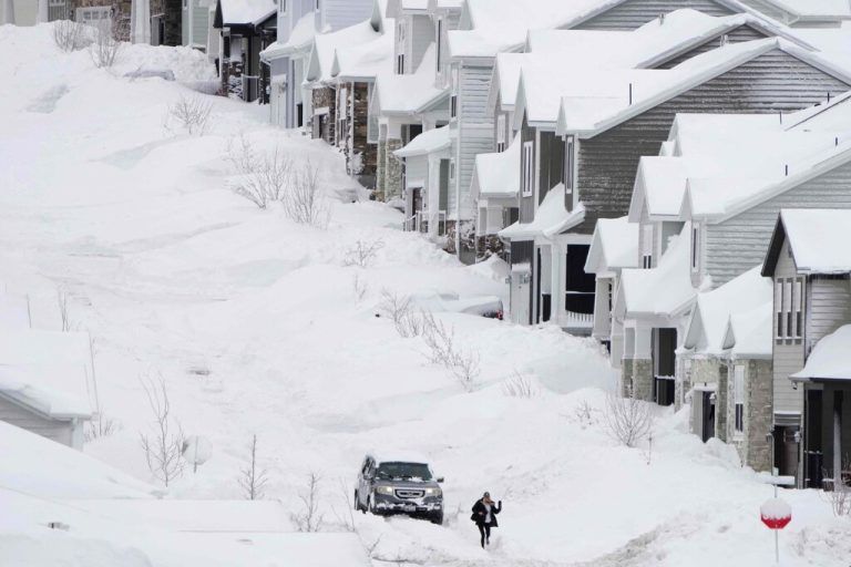 Weite Teile der USA leiden seit Mittwoch unter schweren Schneestürmen. AFP