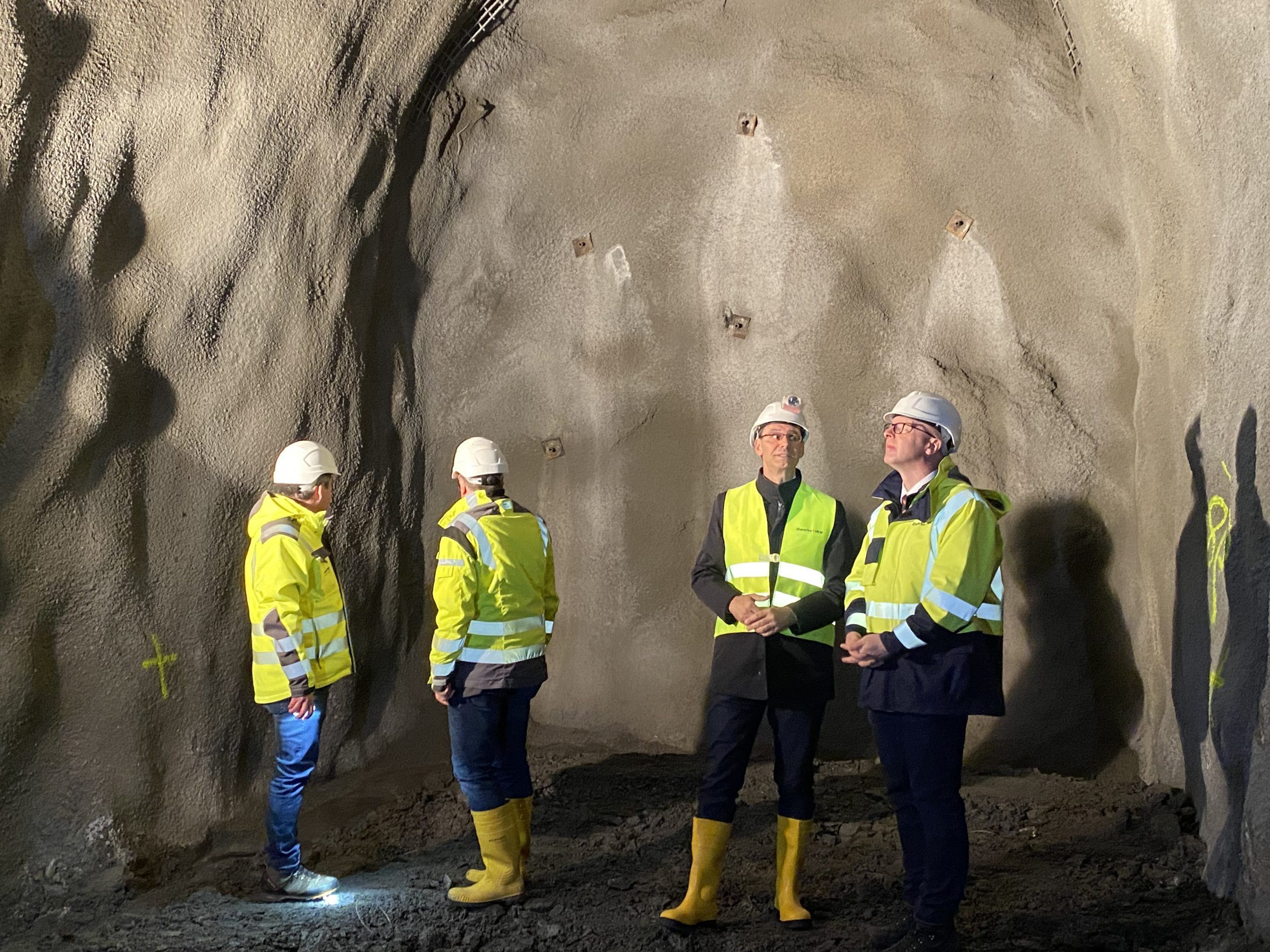 Anschlag Sondierstollen Lünerseewerk II