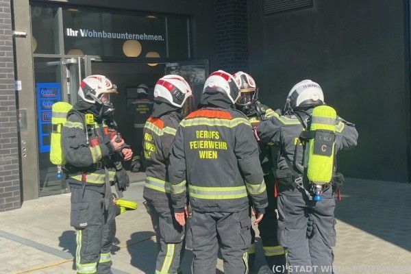 Kellerbrand in Wien-Leopoldstadt forderte Berufsfeuerwehr