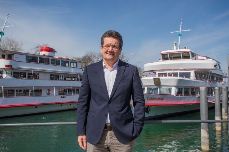 Alexandro Rupp (59) ist jetzt Alleineigentümer der Vorarlberg Lines. <span class="copyright">VN/Steurer</span>