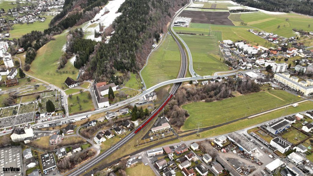 Start zu Bahnausbau in Bludenz
