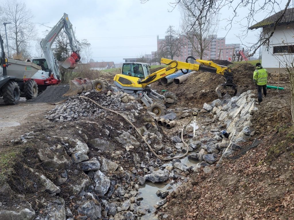 Sanierung des Lochauer Dorfbachs ist abgeschlossen