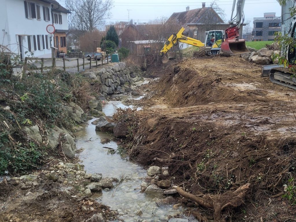 Sanierung des Lochauer Dorfbachs ist abgeschlossen