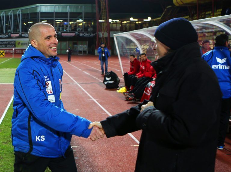 2013 trafen sich Klaus Schmidt als Kapfenberg-Trainer (links) und Alfred Tatar (rechts) als Vienna-Coach im Franz-Fekete-Stadion. <span class="copyright">gepa</span>
