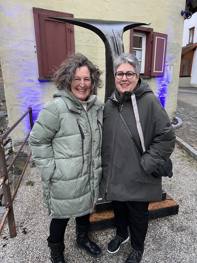 Ingrid Blaas und Hannelore Fritz trotzten dem Wetter.