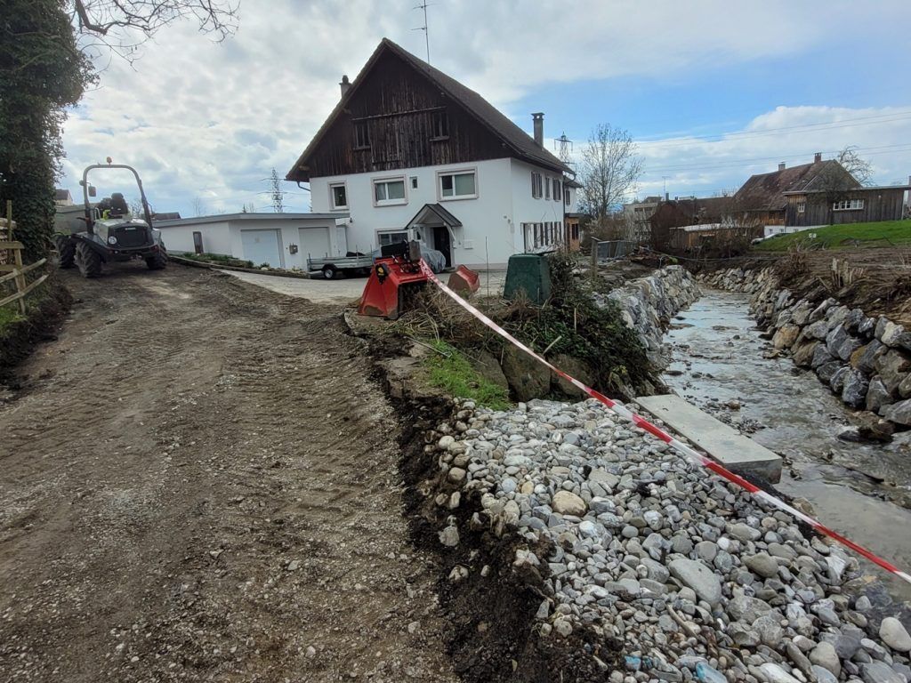 Sanierung des Lochauer Dorfbachs ist abgeschlossen