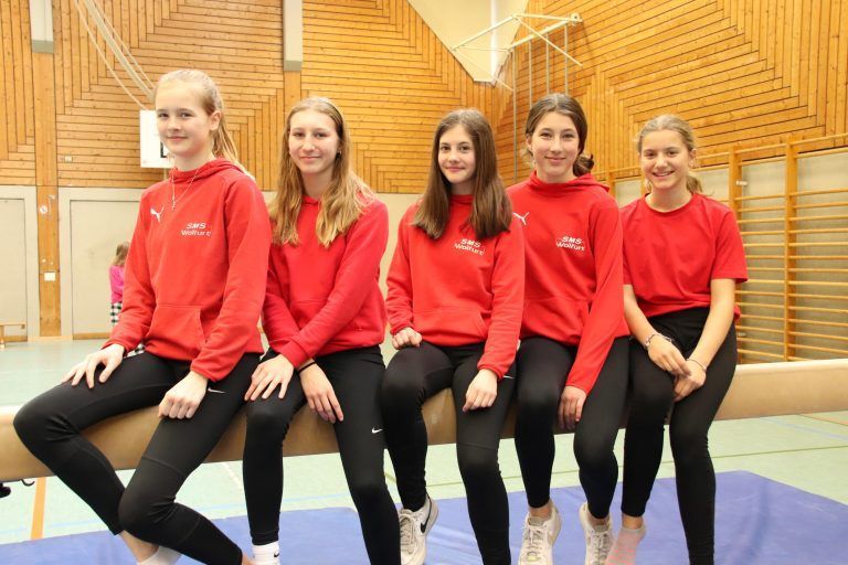 Jana, Paula, Emma, Lena und Lea sind begeisterte Turnerinnen.