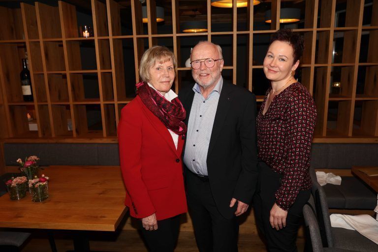 Karin Hämmerle, Walter und Nini Huber vom Alpenhotel Zimba.