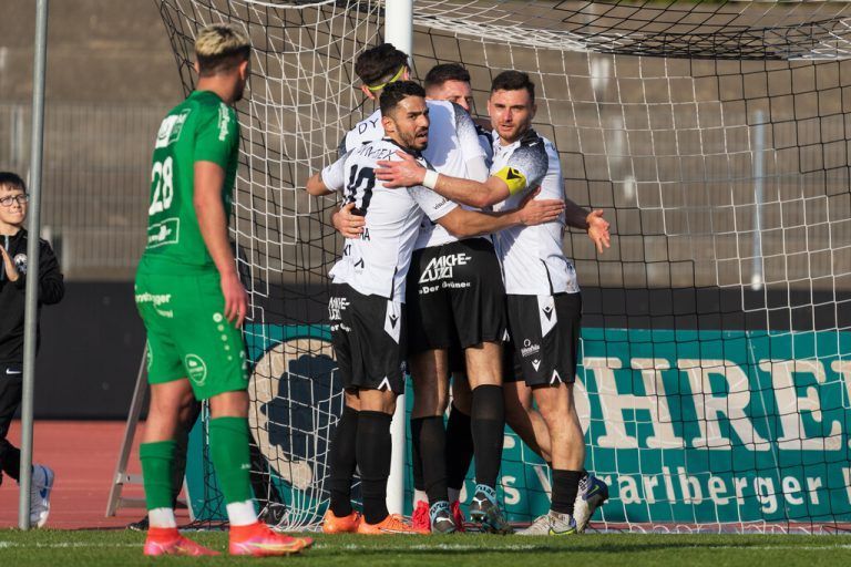 Am Ende setzte sich der große Favorit SW Bregenz klar mit 4:2 gegen den Dornbirner SV durch.stiplovsek