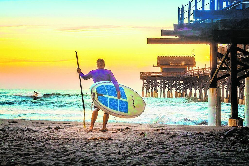 Wellenreiten in Cocoa Beach
