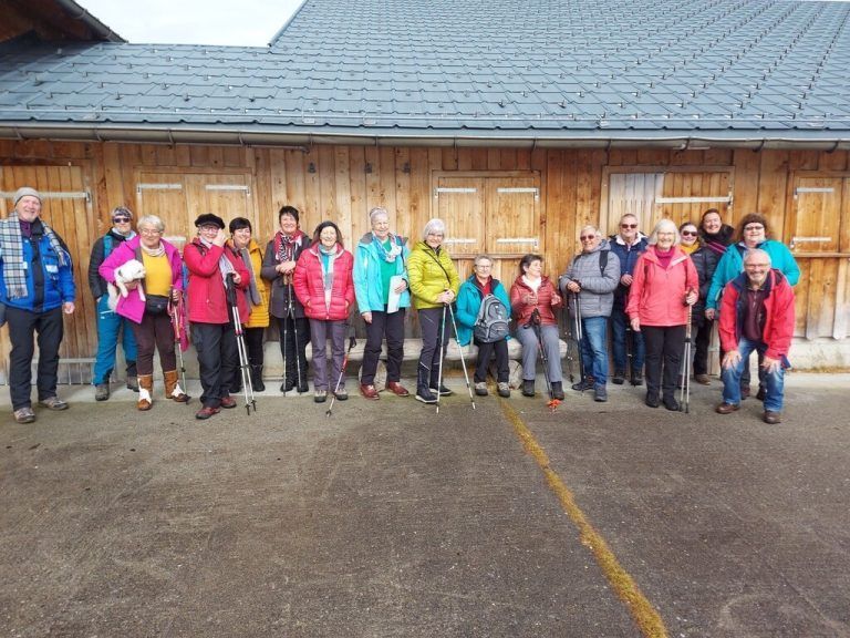 Erfolgreiche Winterwanderung.Nüziger Seniorinnen und Senioren