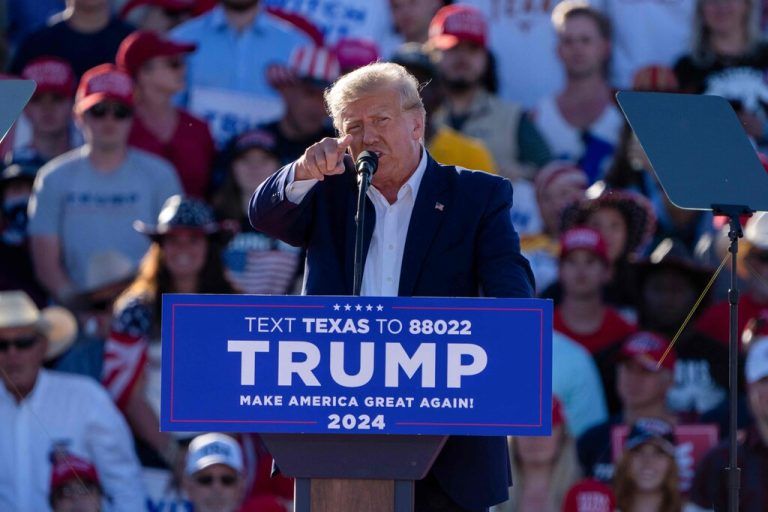 Ex-US-Präsident Trump wettert gegen „finstere Mächte“. AFP