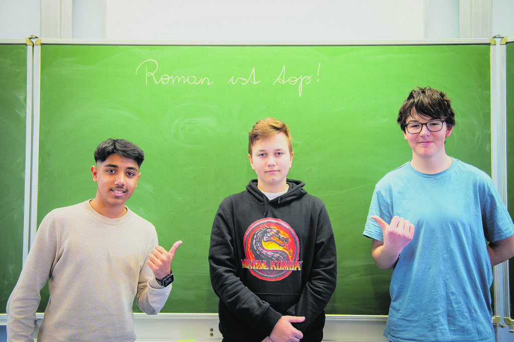 Roman macht allen Freude