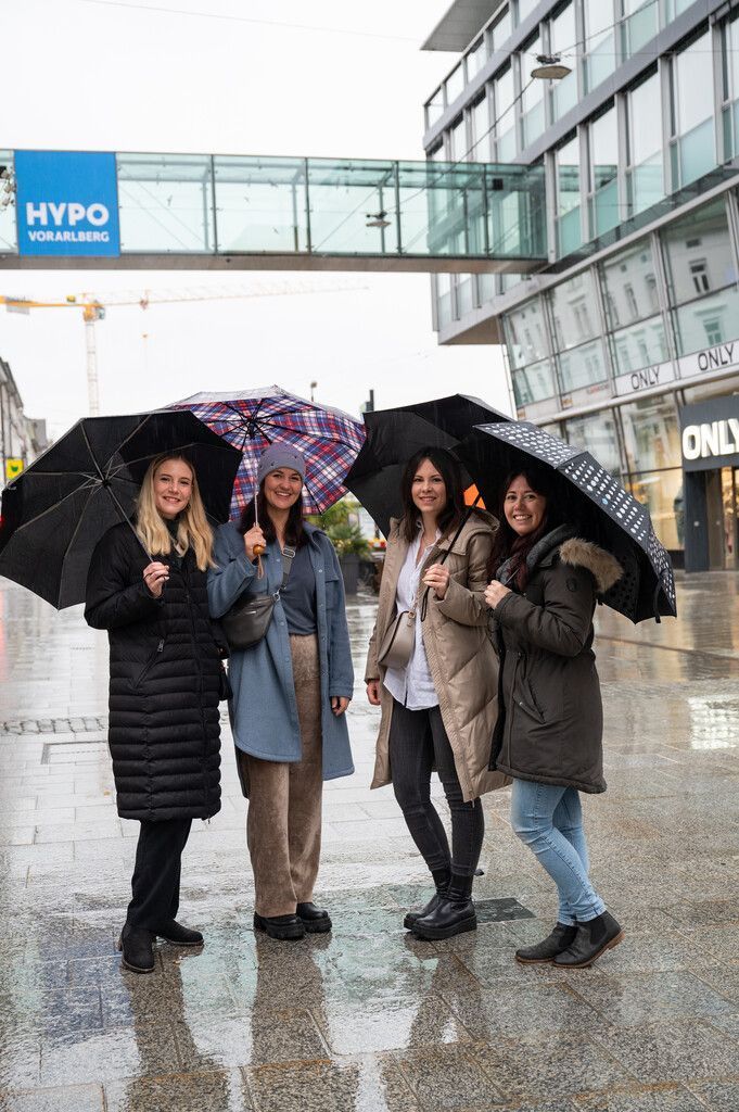 Freude über Regen und Schnee