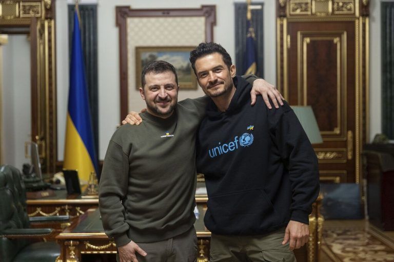 Selenskyj traf Orlando Bloom