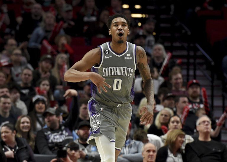 Malik Monk war mit 19 Punkten der beste Werfer der Kings.ap