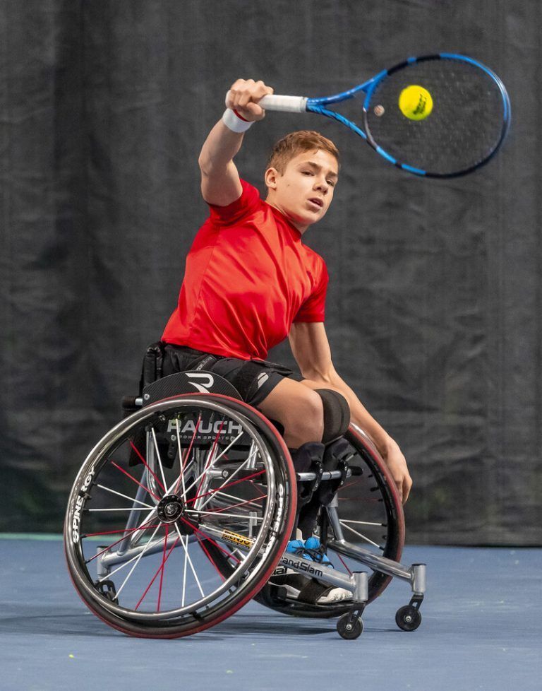 Rollstuhltennisspieler Maxi Taucher ist in diesem Kalenderjahr nach drei Turnieren noch ohne Niederlage im Einzel und im Doppel. Paulitsch