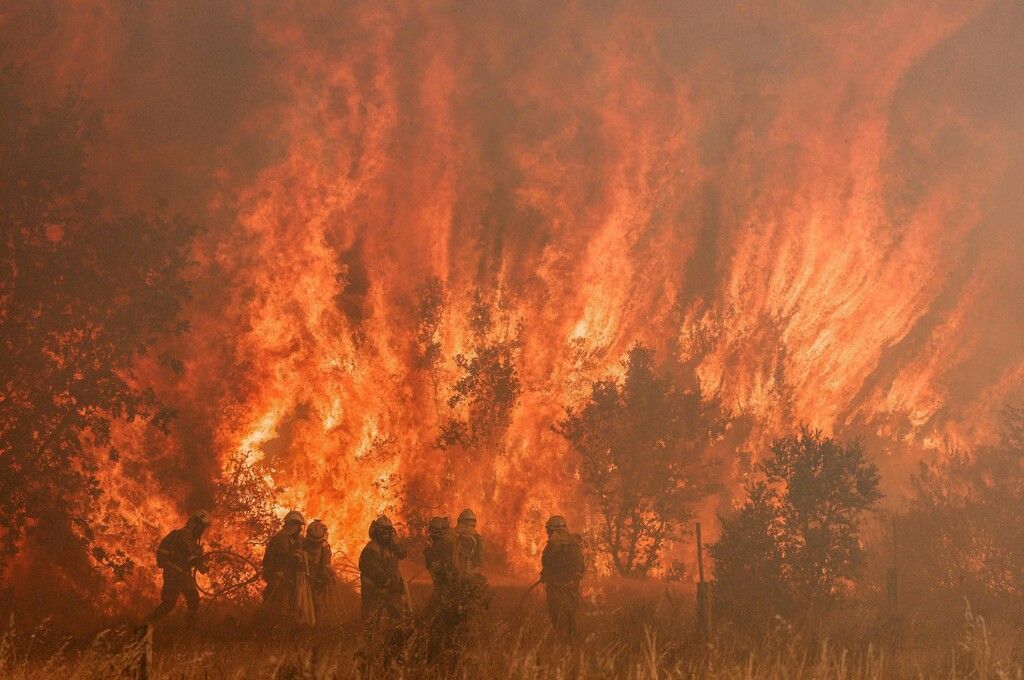 Erster großer Waldbrand des Jahres in Spanien