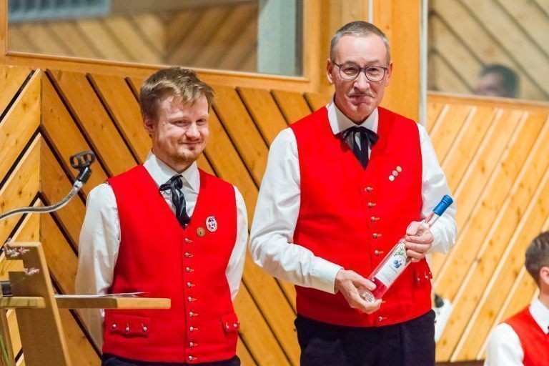 Markus Wackernell wurde für 45 Jahre geehrt.