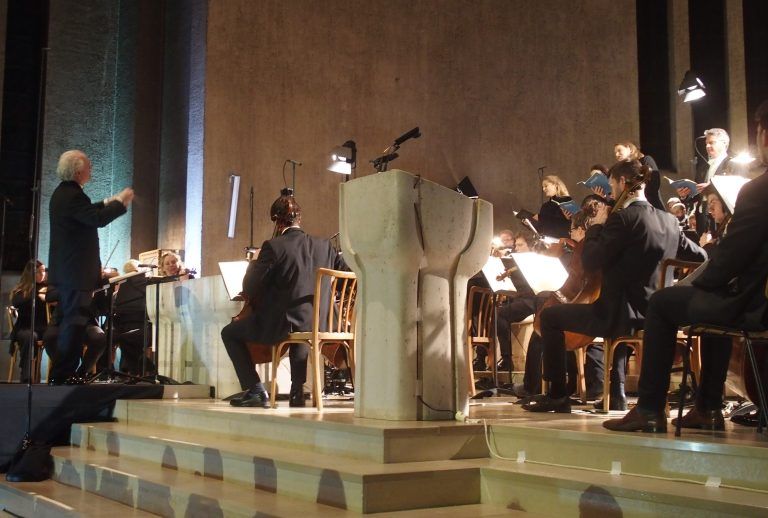Das Symphonieorchester Vorarlberg mit Konzertmeister Pawel Zalejski zeigte sich von seiner besten Seite.