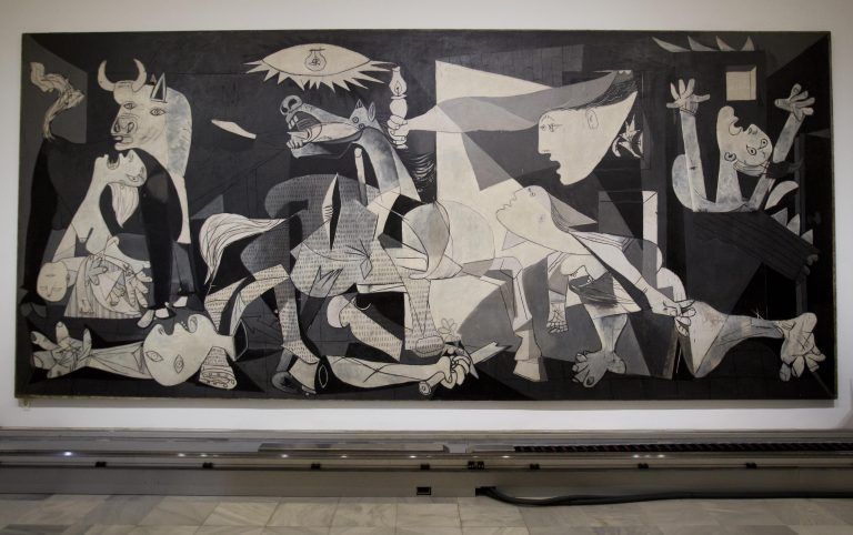 „Guernica“ – eines der berühmtesten Gemälde aller Zeiten. Paul White/AP/dpa