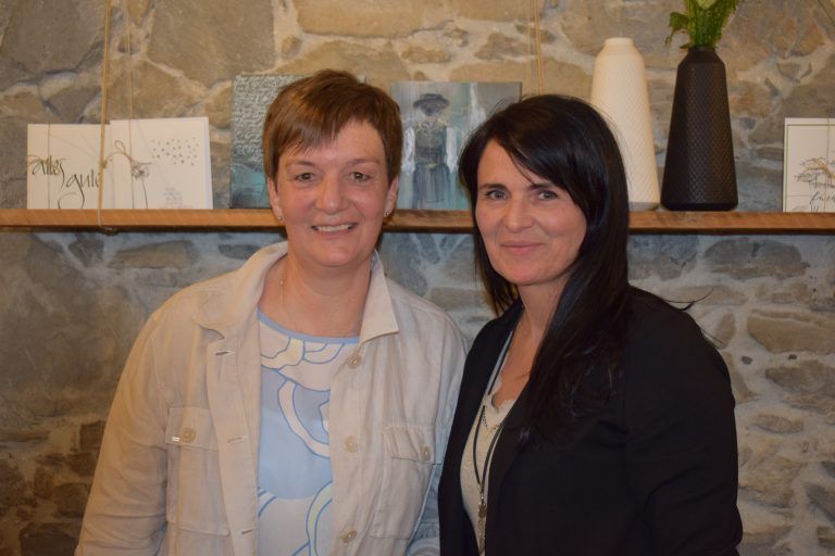 Gemeinsame Ausstellung: Claudia Lässer und Simone Gmeiner-Stadelmann. <span class="copyright">Alle Bilder: ME</span>