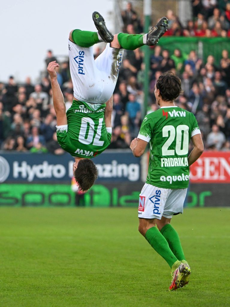 Wenn Stefano Surdanovic über ein Tor jubelt, wird es akrobatisch. <span class="copyright">gepa</span>