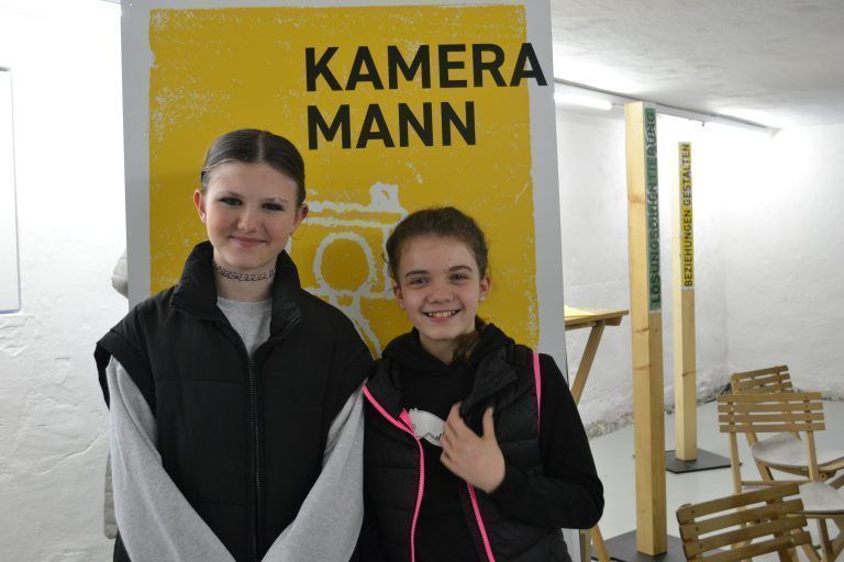 Jana und Julia präsentierten ihre Lebensträume.