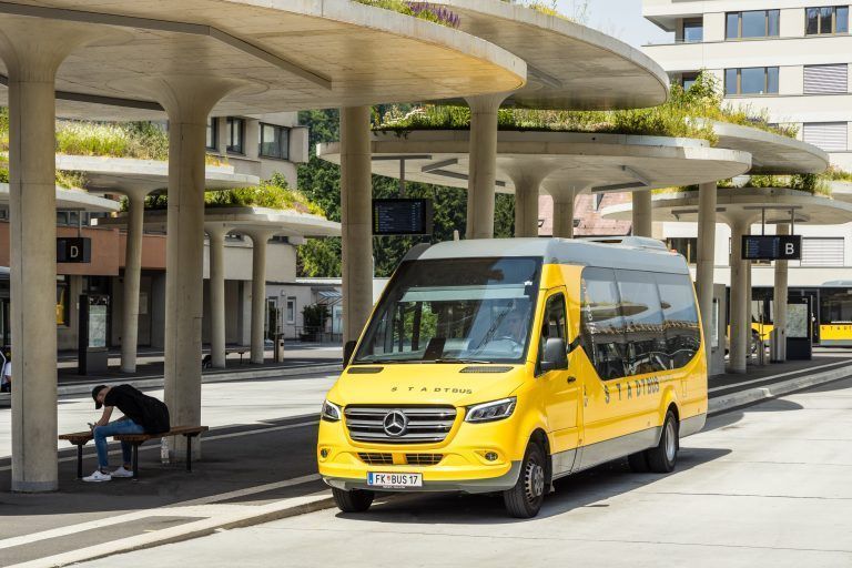 Die neue Linie 409 verkehrt ab bzw. bis zum Feldkircher Bahnhof. <span class="copyright">Stadtbus Feldkirch</span>