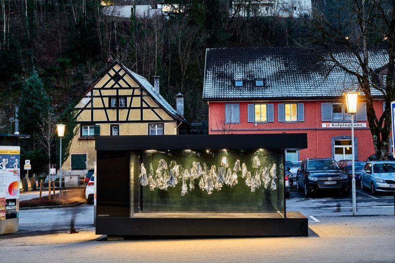 Die „Kunstbox“ am Jahnplatz wird als kostengünstige Raumalternative genutzt.    <span class="copyright">Miro Kovacevic</span>