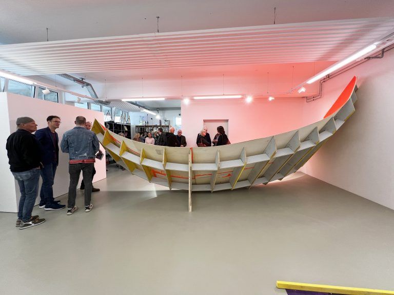 Rückseite der Kunst.