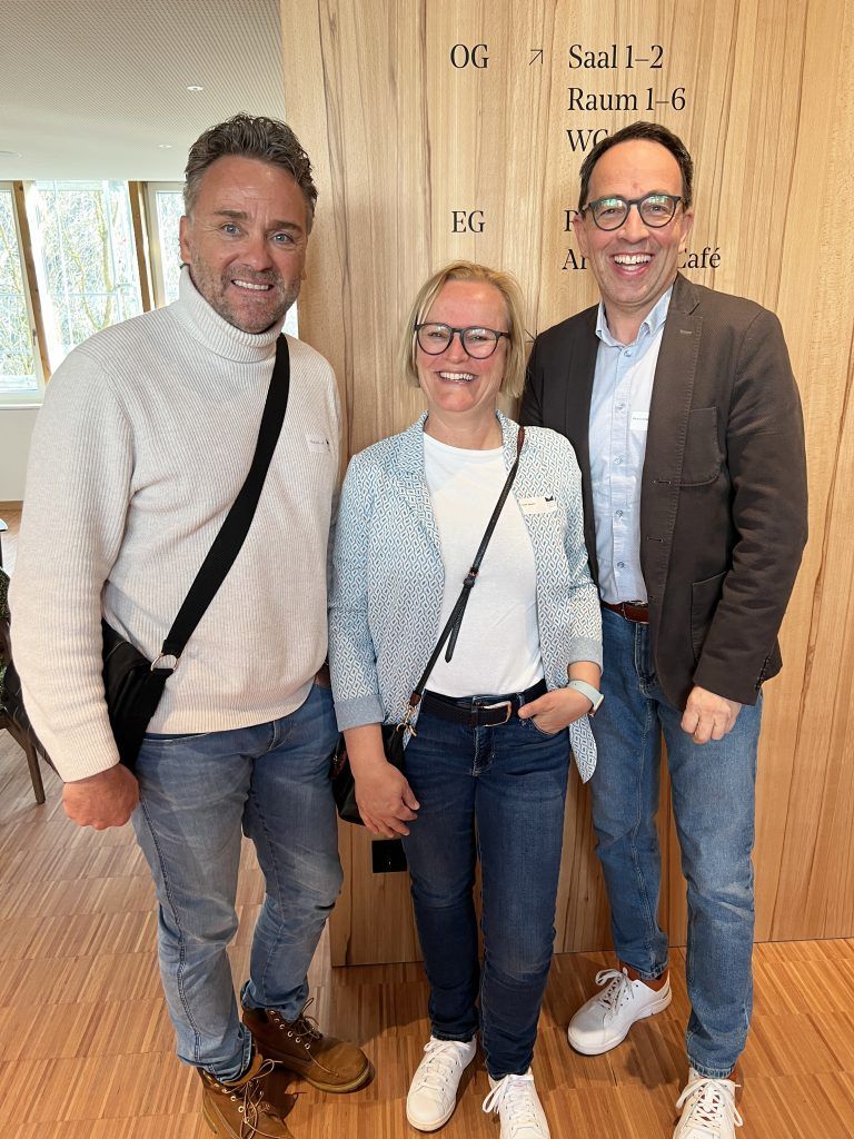 Top gelaunt: Harald Otti sowie Ruth und Markus Amann.