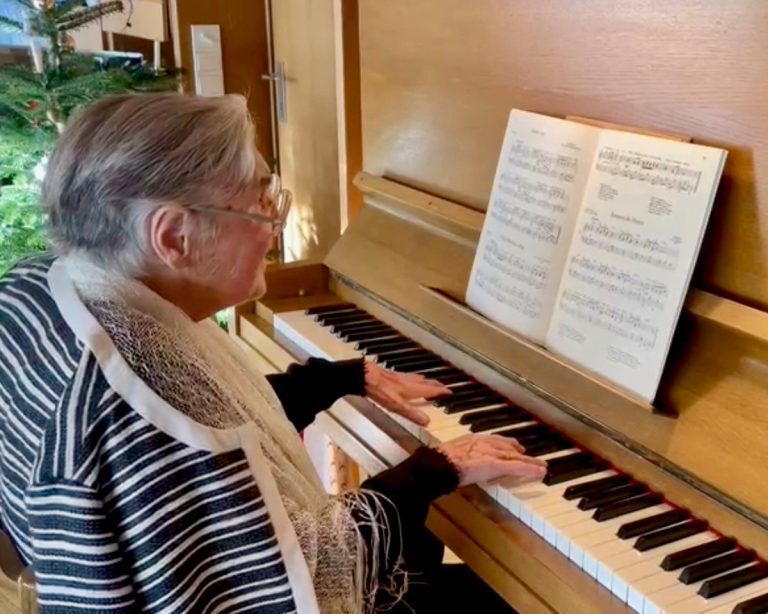 Annelies Herburger spielte und spielt immer noch gerne Klavier.