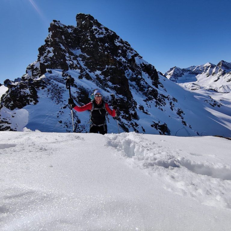 Auf einer Skitour kann Dagmar voll abschalten.