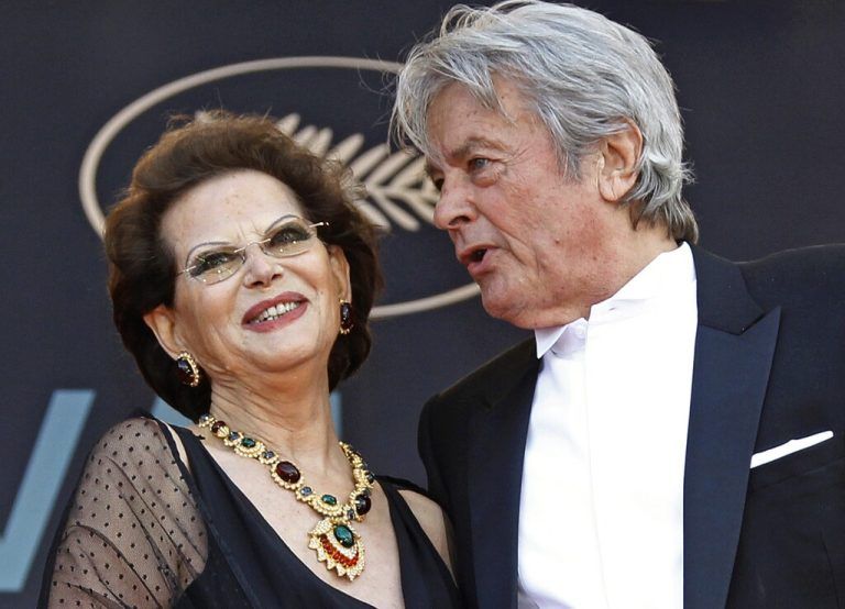 Claudia Cardinale und Alain Delon bei den Filmfestspielen in Cannes im Jahr 2010.