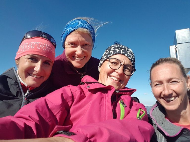 Das Team des Krankenpflegevereins Großes Walsertal mit Miriam Zerlauth, Ingrid Gabriel, Kornelia Czitschatge und Carina Türtscher ist unermüdlich im Einsatz.BI