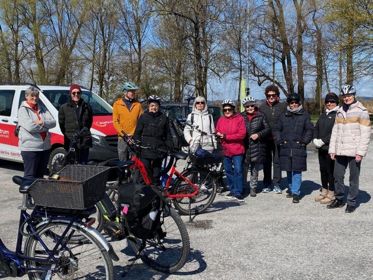 Die Ortsgruppe Bregenz eröffnete die Radsaison mit einem E-Bike-Kurs. 50Plus Bregenz