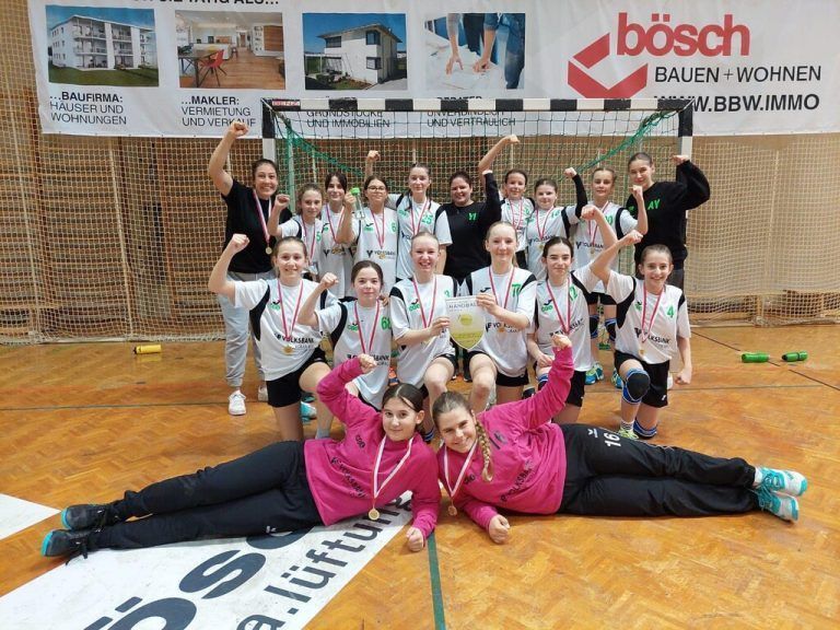 Die wu12 des HC Lustenau sind Landesmeister.HC Lustenau