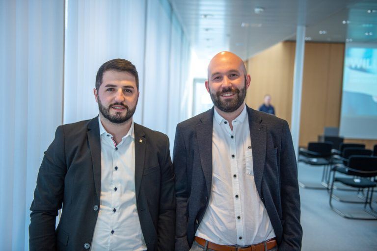 Driton Sylejmani (l.), Thomas Sieber (beide Wiener Städtische).