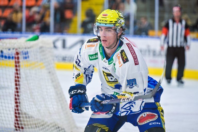 Ein Spiel mit einem Assist steht für Julian Payr im Leistungsnachweis beim VSV. Es folgte eine langwierige Verletzung.Gepa