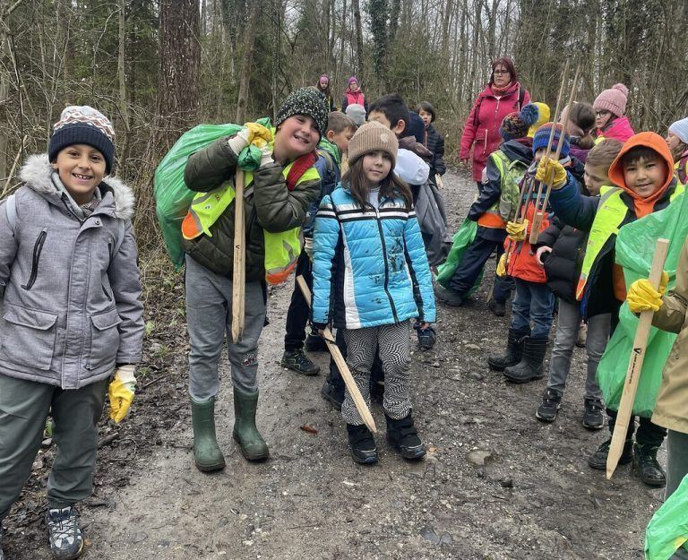 Fleißige Mülldetektive im Einsatz