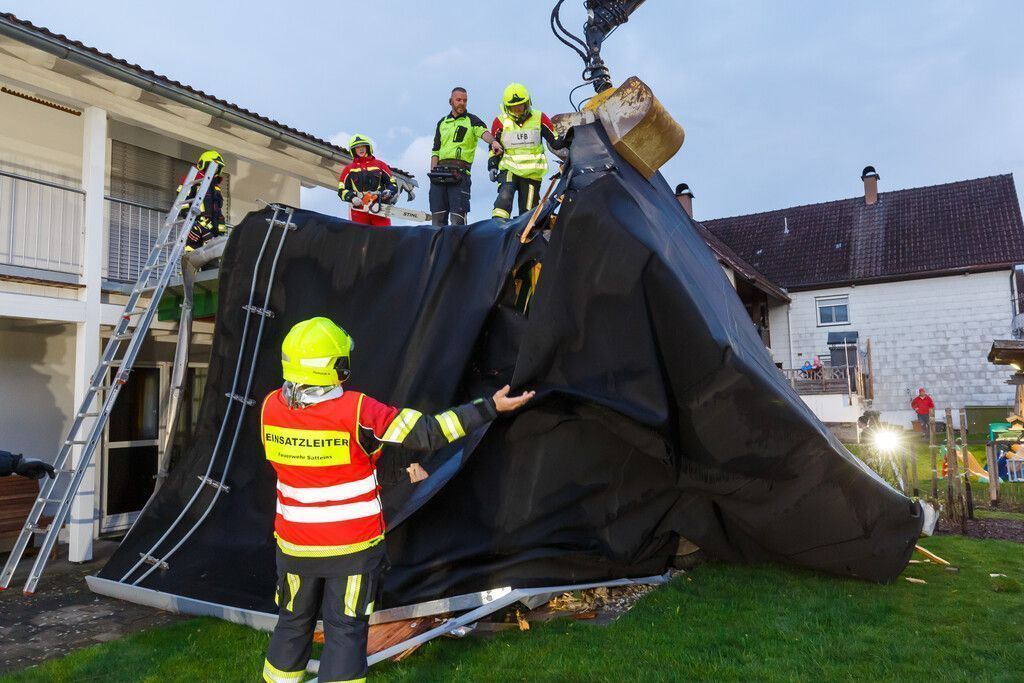 Sturmtief über Vorarlberg sorgte für mehrere Feuerwehr-einsätze. »A10