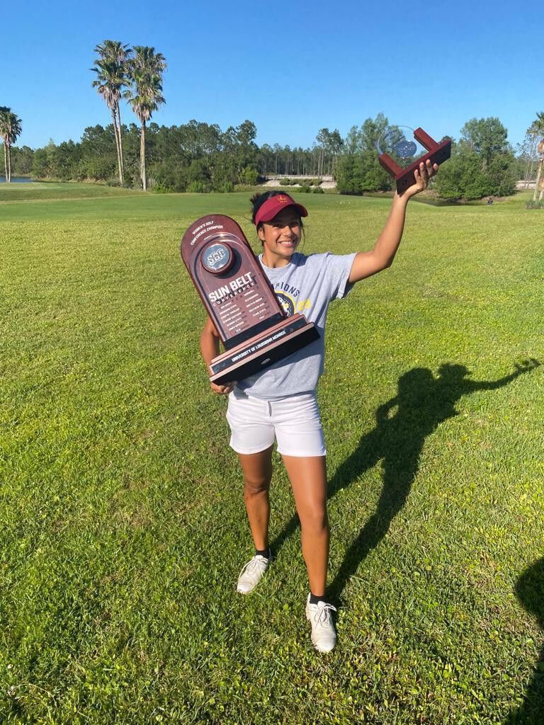 Chantal Düringer führte ihr Golfteam zum Titel. »C1