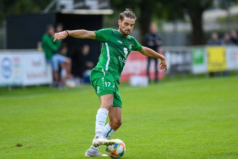 Jonas Gamper hatte sich im Oktober 2021 schwer am Knie verletzt.Stiplovsek