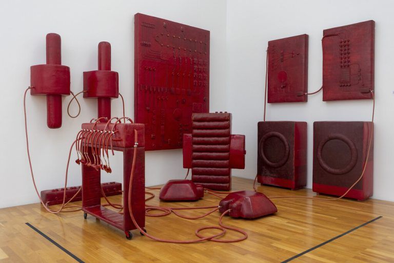 „Kraftwerk“ von Carmen Pfanner soll 2024 im Atrium des Vorarlberg Museums zur Gänze zu sehen sein. VN/Paulitsch