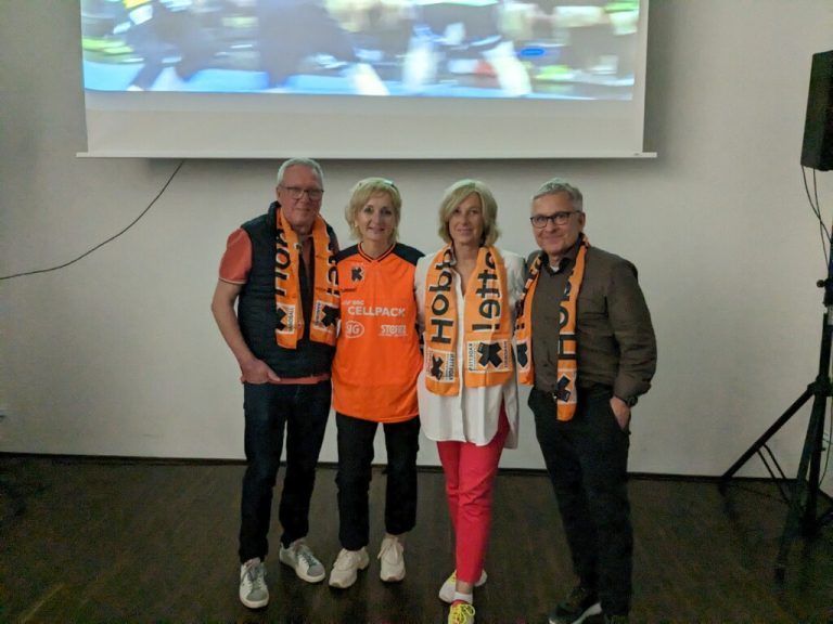 Manuela Boss-Herburger mit Karl und Günther Herburger mit Christine. Emerich (3)
